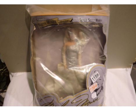Marilyn Monroe boxed Silver Sizzle doll 1993. P&amp;P Group 1 (£14+VAT for the first lot and £1+VAT for subsequent lots) 