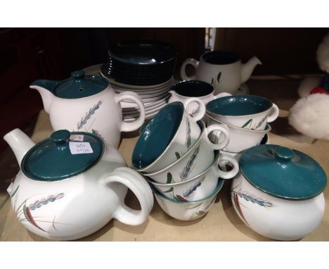 Denby tea service in the Greenwheat pattern. Not available for in-house P&amp;P 