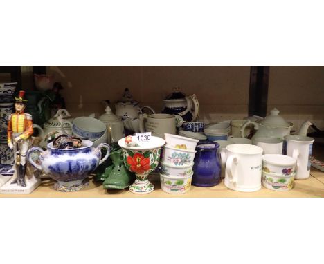 Large quantity of mixed ceramics including Copeland Spode. Not available for in-house P&amp;P 