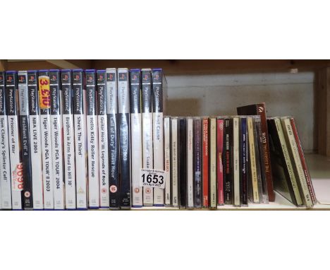 Collection of mixed PlayStation 2 games and CDs. P&amp;P Group 2 (£18+VAT for the first lot and £3+VAT for subsequent lots) 