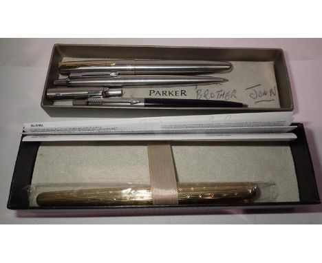Collection of Parker pens including Frontier and Sonnet fountain pens. P&amp;P Group 1 (£14+VAT for the first lot and £1+VAT 