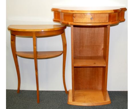 Two console tables.