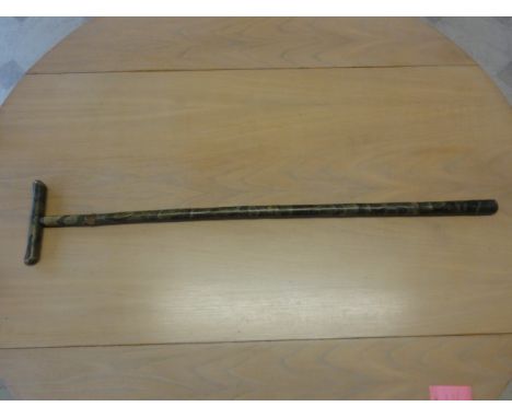 This stick is constructed of mature baby bamboo with a solid row-boat handle. The MacDougall bolt and nut mechanism allows th