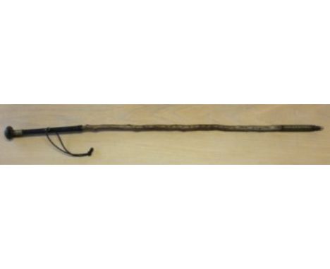 This is a traditional vintage Makila stick from the Basque region of France. Such sticks are/were notable as both a practical