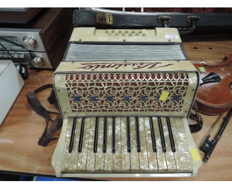A vintage Vissimio accordion 