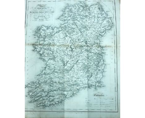 Lewis (Samuel) Atlas Comprising the Counties of Ireland and a General Map of the Kingdom, Folio L. 1837, First Edn., engd. ti