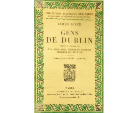 Joyce  (James).   Gens de Dublin.   Traduit de  l'Anglais par Yva Fernandez, Helene du Pasquier, Jacques-Paul Reynaud; Prefac