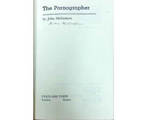 All Signed CopiesMc Gahern (John) The Pornographer, L. (Faber & Faber) 1979. First Edn., Signed & Inscribed, d.w.; The Collec