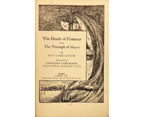 Illustrated by Countess MarkieviczGore-Booth (Eva) The Death of Fionavar from The Triumph of Maeve, 8vo L. (Erskine Mac Donal