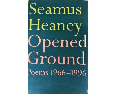 Heaney (Seamus) Opened Ground, Poems 1966 - 1996, L. 1998, First Edn., boards; Electric Light, L. 2001. First Edn., cloth &am