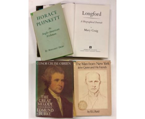 Box: Irish Biography and Autobiography: Reid (B.L.) The Man from New York - John Quinn and His Friends, roy 8vo N.Y. 1968, il