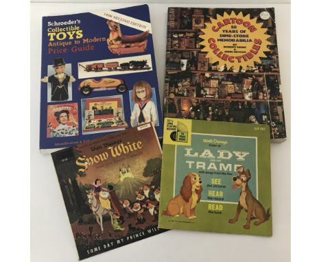 A small collection of Disney and Toy related ephemera.&nbsp;Comprising: Walt Disney's story of Lady And The Tramp long play r