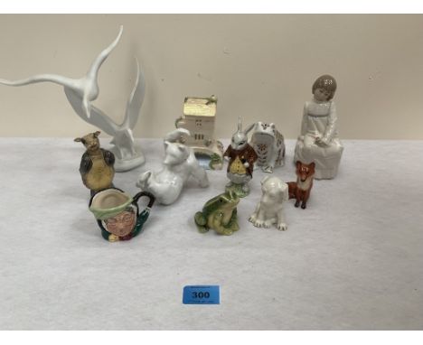 A collection of small ceramic objects