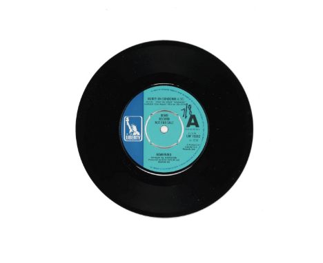 Hawkwind: A Demo Pressing Of The Debut Single Hurry On Sundown/Mirror Of Illusion,1970,Liberty LBF 15382, Demo Record Not For