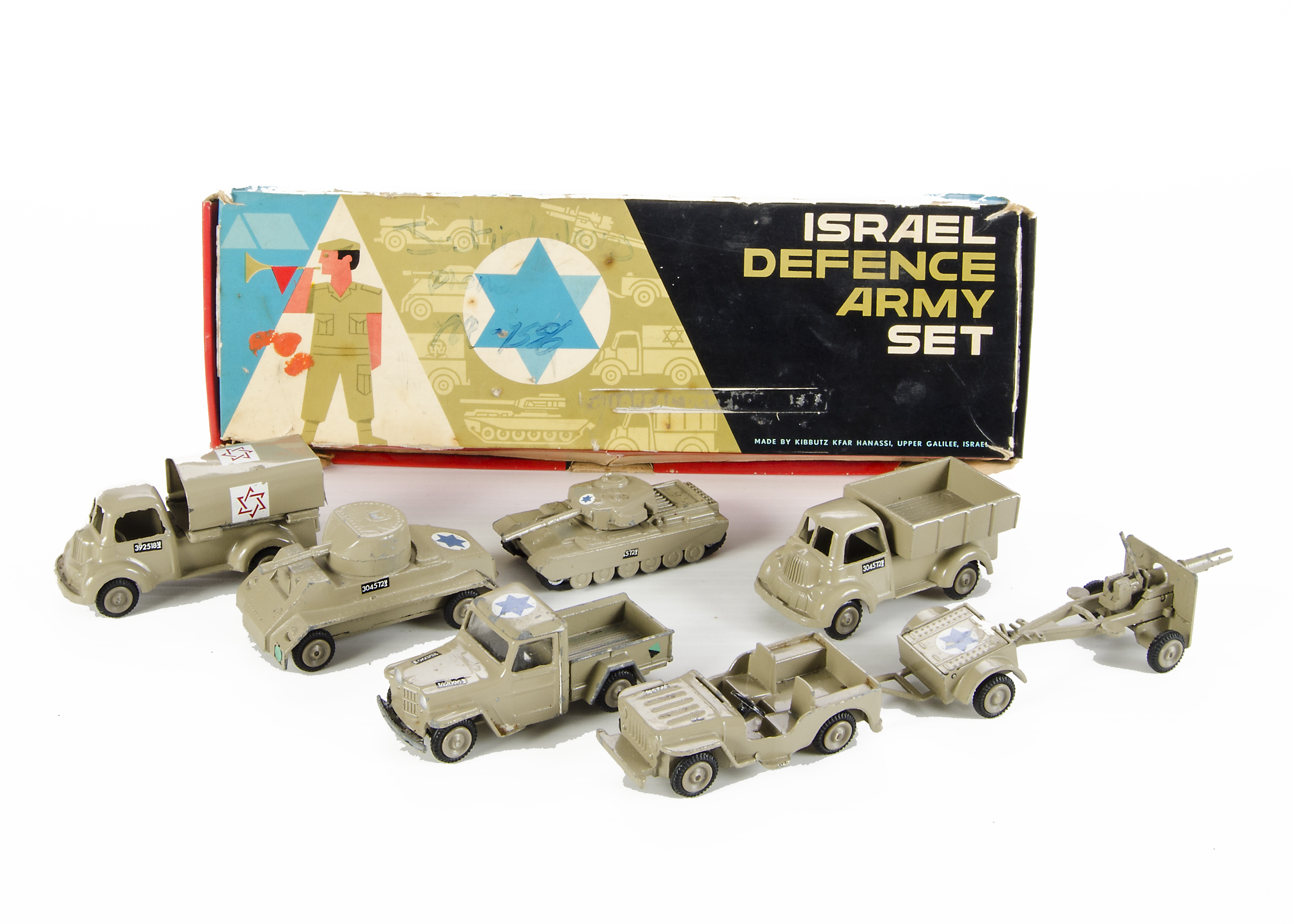 A Rare Gamda Toys Israel Defence Army Set, as shown in Model Cars From