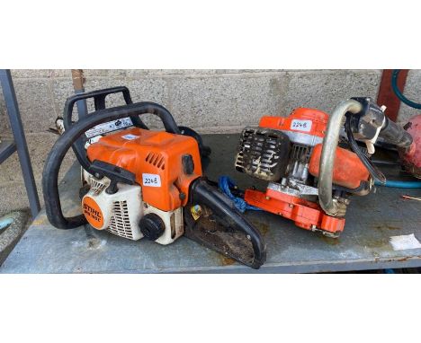 Stihl MSC180C chainsaw &amp; an Echo petrol strimmer