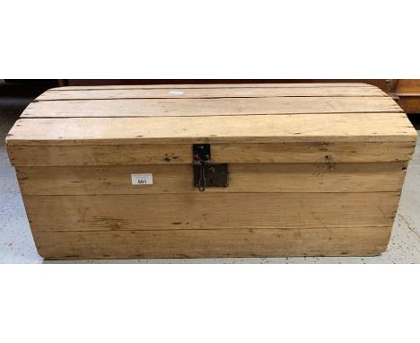Victorian domed pine trunk