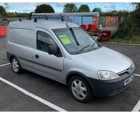 Vauxhall Combo CDTI, reg WM57 HLR, 1248cc diesel engine, registered in 2008. No MOT since Sept 2019, no tax since March 2018,