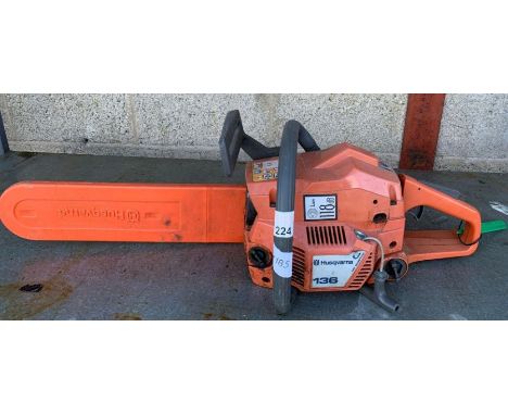 Husqvarna 136 petrol chainsaw