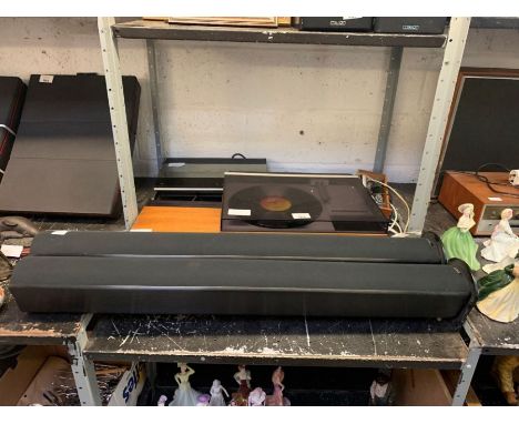Audio equipment to include Bang &amp; Olufsen record player, Beogram cd4500, Beogram 3500 &amp; Beo master 4000 along with ot