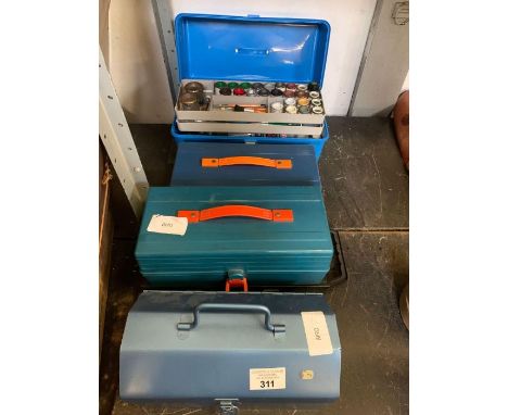 Toolboxes to include paints and tools for model making