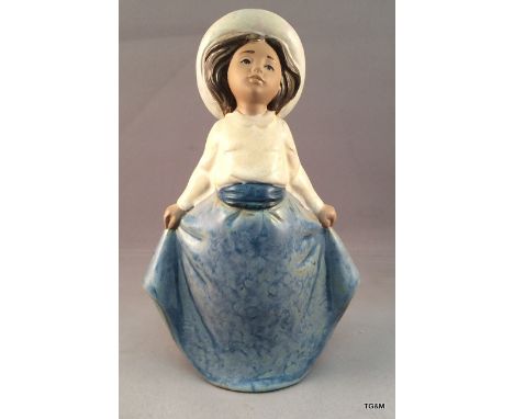 A Vintage Nao/Lladro Spanish Lady 1987