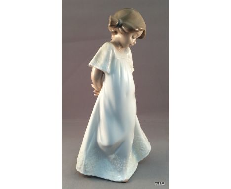 A Nao little girl in night dress 