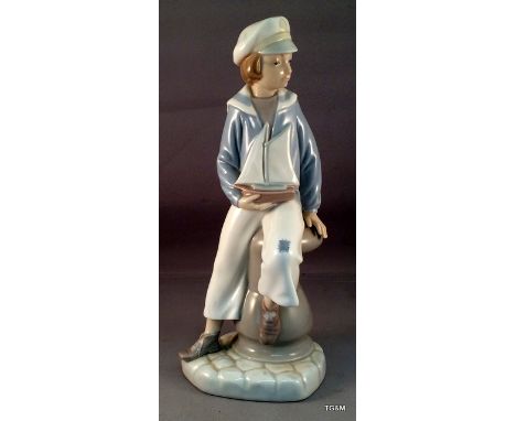 A Lladro Sailor boy