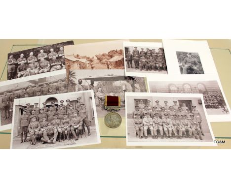 A George V Long Service & Good Conduct Regular Army bar to 7579000 Warrant Officer 2nd class EJ Faulkner of the Royal Army Or