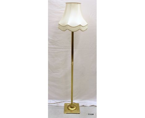 A brass fitted Standard lamp 163cm
