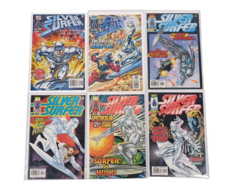 10 Marvel Comics (1996-97), The Silver Surfer Vol 3, #121-130 (VFN/NM)

All bagged and boarded 
