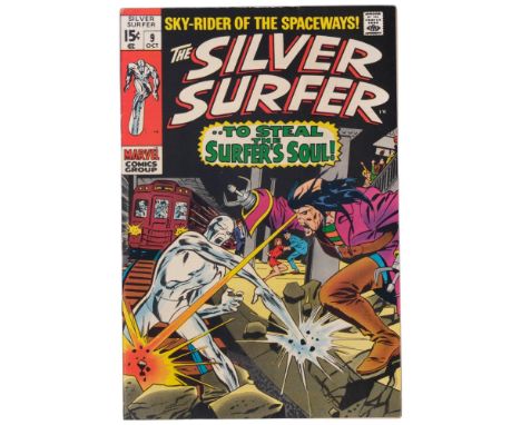Marvel Comics (1969), Vol 1, #9 The Silver Surfer, To Steal the Surfers Soul, John Buscema cover art,  (VFN/FN)

Bagged and b