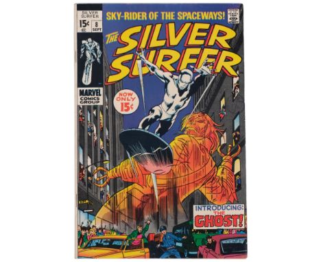 Marvel Comics (1969), Vol 1, #8 The Silver Surfer, 1st appearance of Flying Dutchman, John Buscema art,  (FN)

Bagged and boa