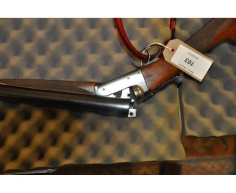 WILLIAM FORD 12 BORE SIDE BY SIDE DOUBLE TRIGGER NON EJECTOR NO.1255.  THIS ITEM CAN ONLY BE PURCHASED BY SOMEONE WITH A CURR