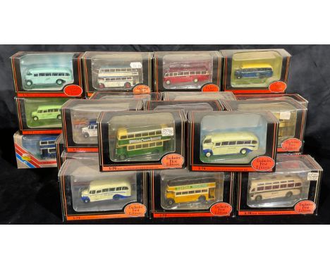 Toys &amp; Juvenalia - a collection of boxed 1:76 scale EFE Exclusive First Editions model buses, each boxed (quantity) 