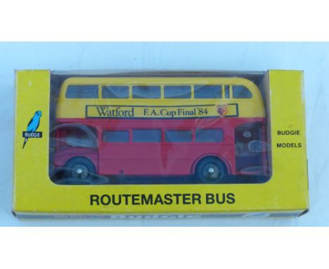 Budgie - A boxed and completely mint "Routemaster" - specially produced in limited numbers to mark Watford reaching the FA Cu