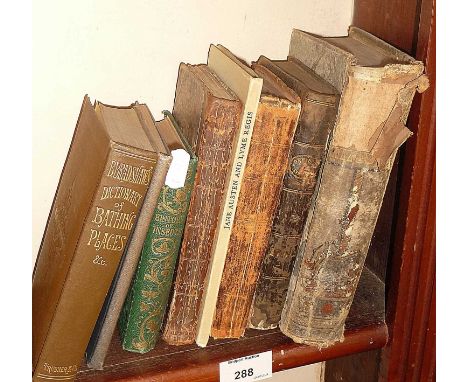 "Bradshaws Dictionary of Bathing Places" 1892 and other books, inc. an 1890 vol of "More Magic" by Prof. Hoffman