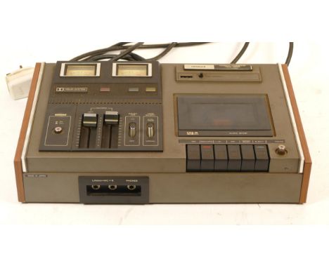 A Hitachi stereo cassette tape deck, model no. D-2360.