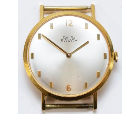 ZentRa, Savoy, a gold plated manual wind gentleman's wristwatch, 34mm.Working when catalogued