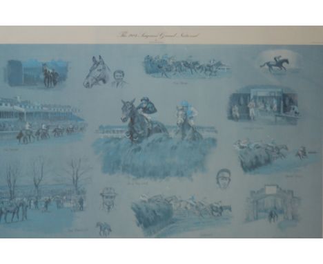 After NEIL CAWTHORNE; a signed limited edition colour print, "The 1984 Seagram Grand National", limited edition number 279/50
