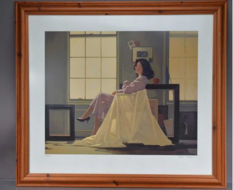 (ar) Jack Vettriano (b.1951) "Winter Light and Lavender" (2000), Limited edition silkscreen print on Arches paper, signed by 