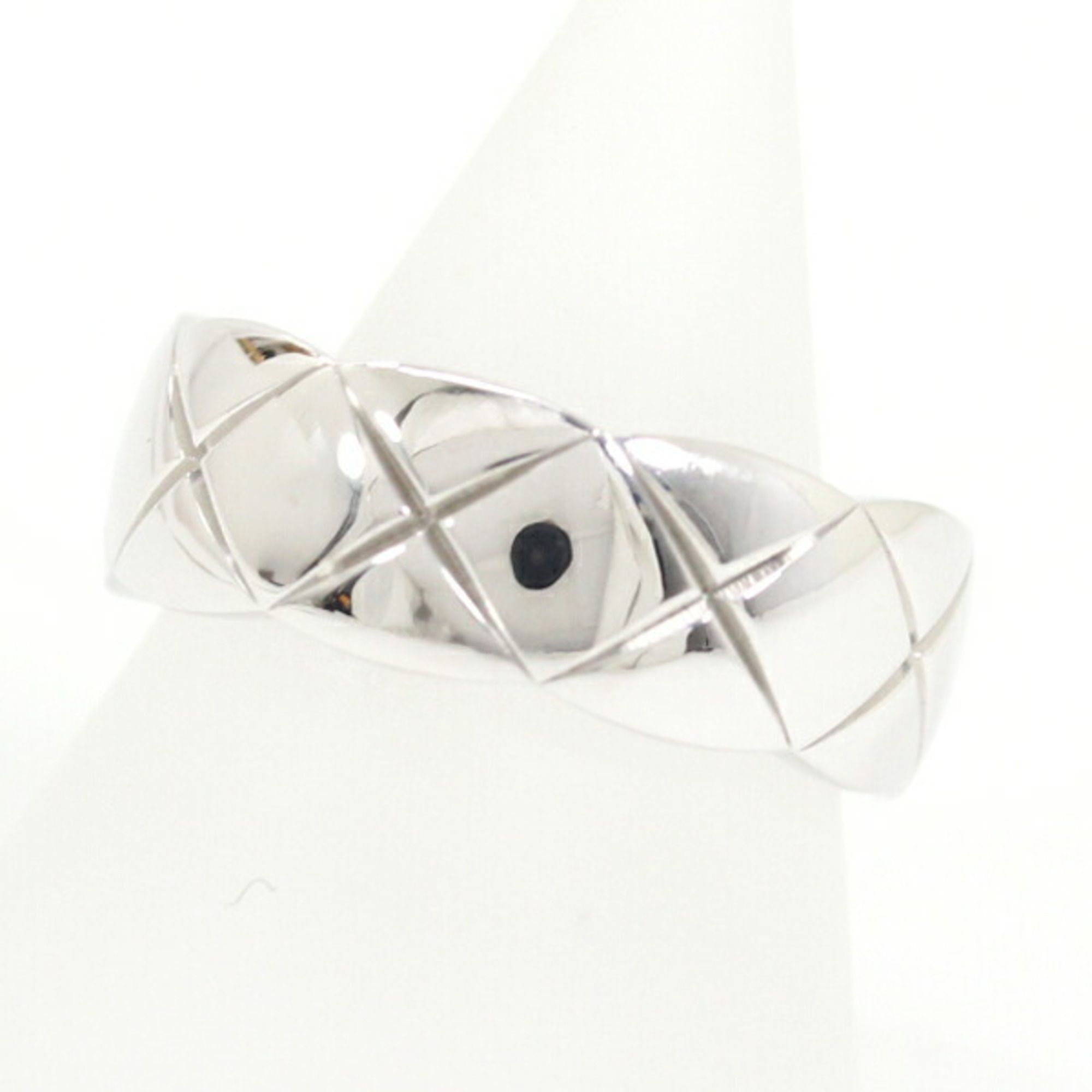 Chanel Ring Coco Crush Medium White Gold 7501K18WG #49 CHANEL Men's Women's Fashion