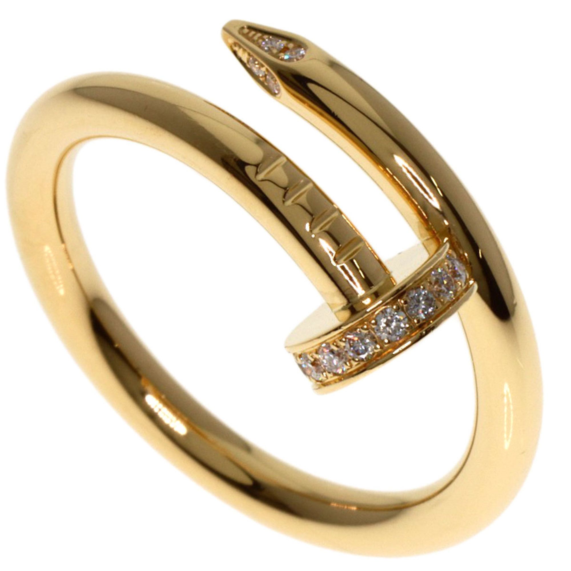 Cartier Juste un Clou Classic Diamond Ring in 18K Yellow Gold for Women