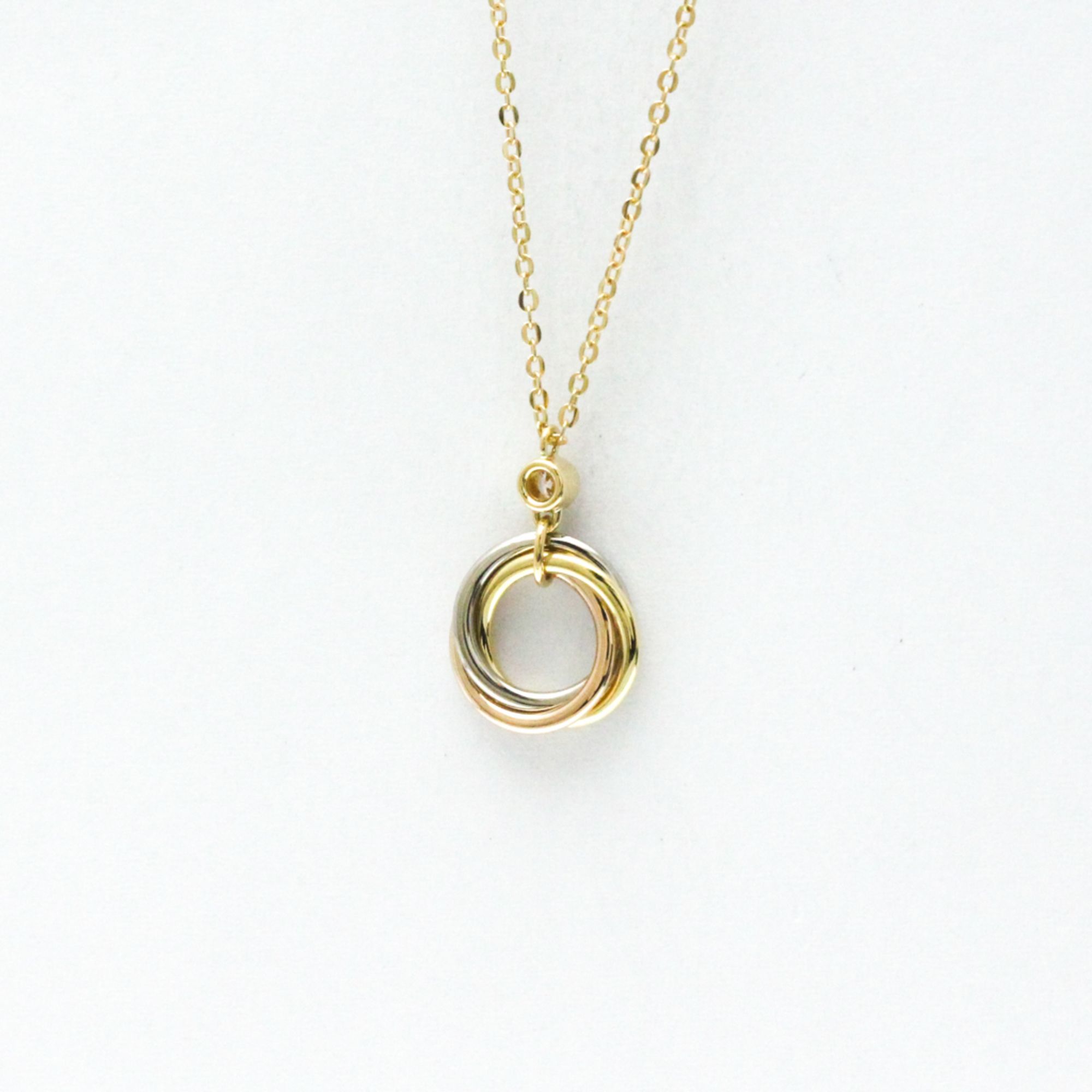 Cartier Trinity Necklace 1P Diamond Necklace Yellow Gold (18K),Pink Gold (18K),White Gold (18K) Diam