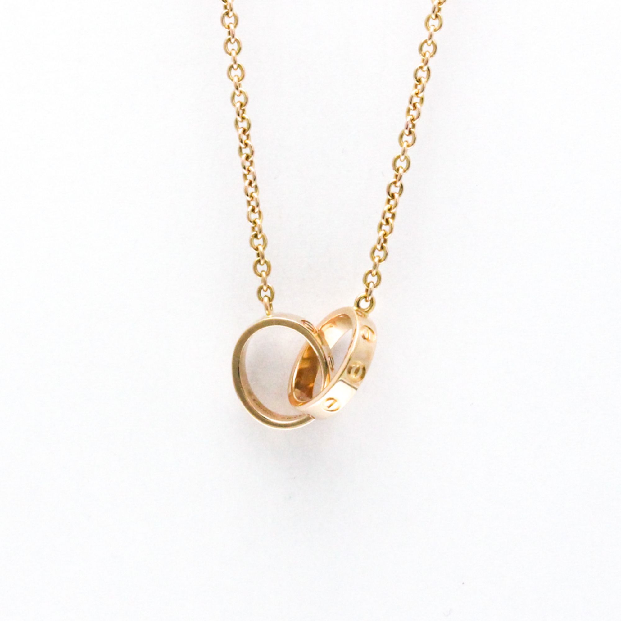 Cartier Baby Love Necklace Pink Gold (18K) No Stone Men,Women Fashion Pendant Necklace (Pink Gold)