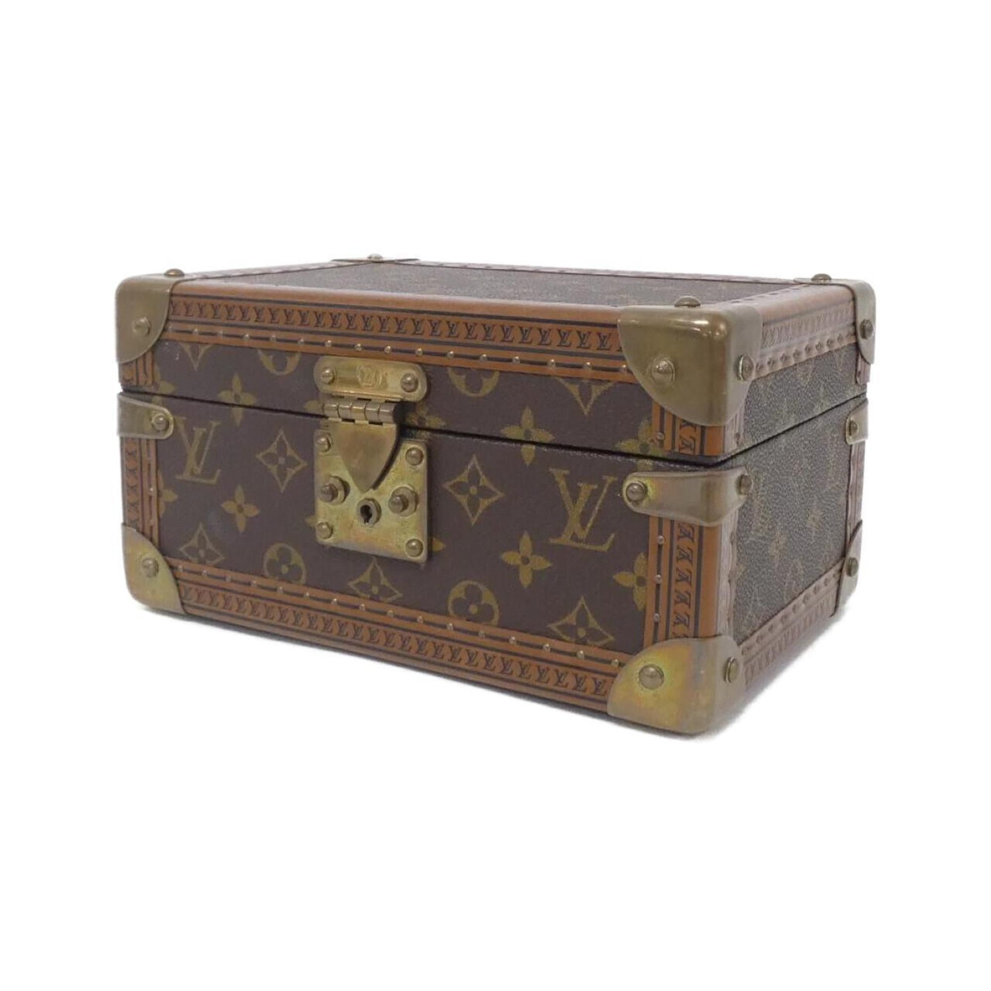 Louis Vuitton Monogram Coffret Tresor 24cm M47023 Jewelry Case