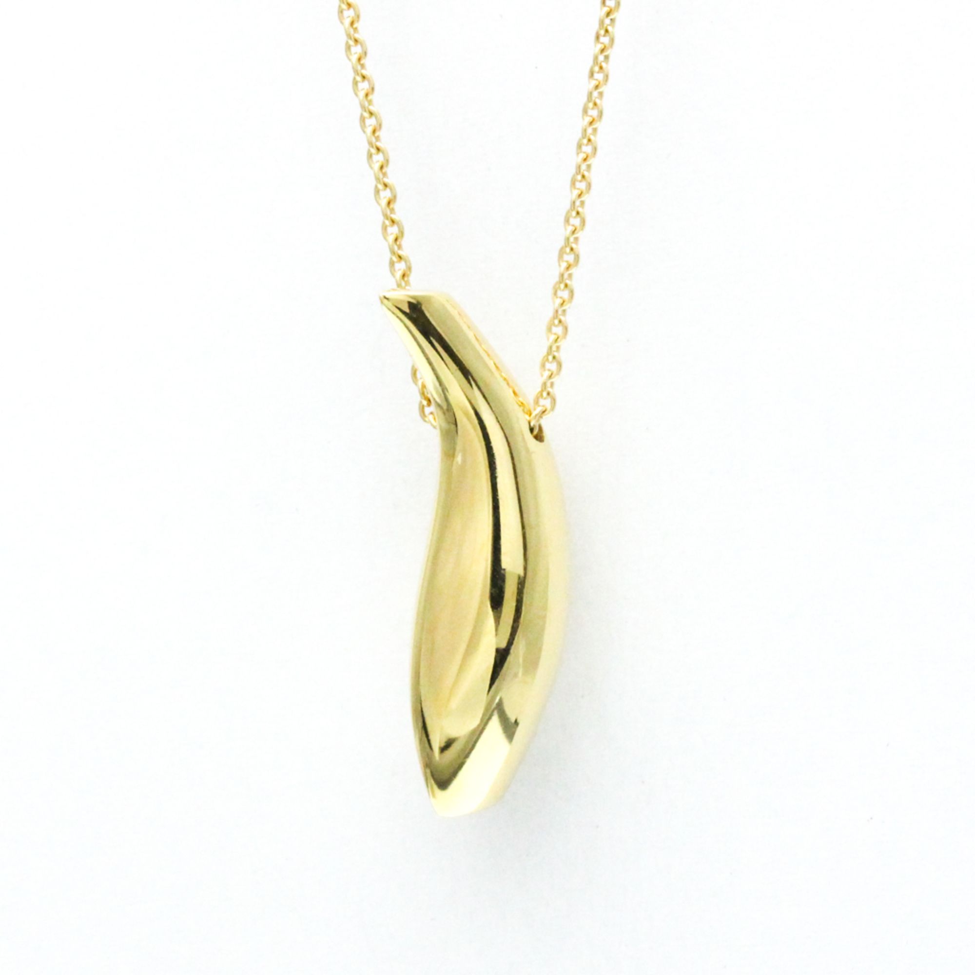 Tiffany Frank Gehry Fish Necklace Yellow Gold (18K) No Stone Men,Women Fashion Pendant Necklace (Gol