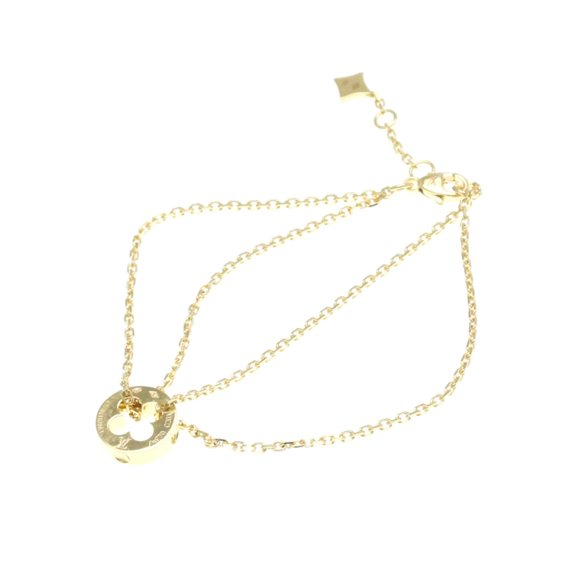 Louis Vuitton Brassiere Empreinte Bracelet Q95620 Pink Gold (18K) No Stone Charm Bracelet Pink Gold