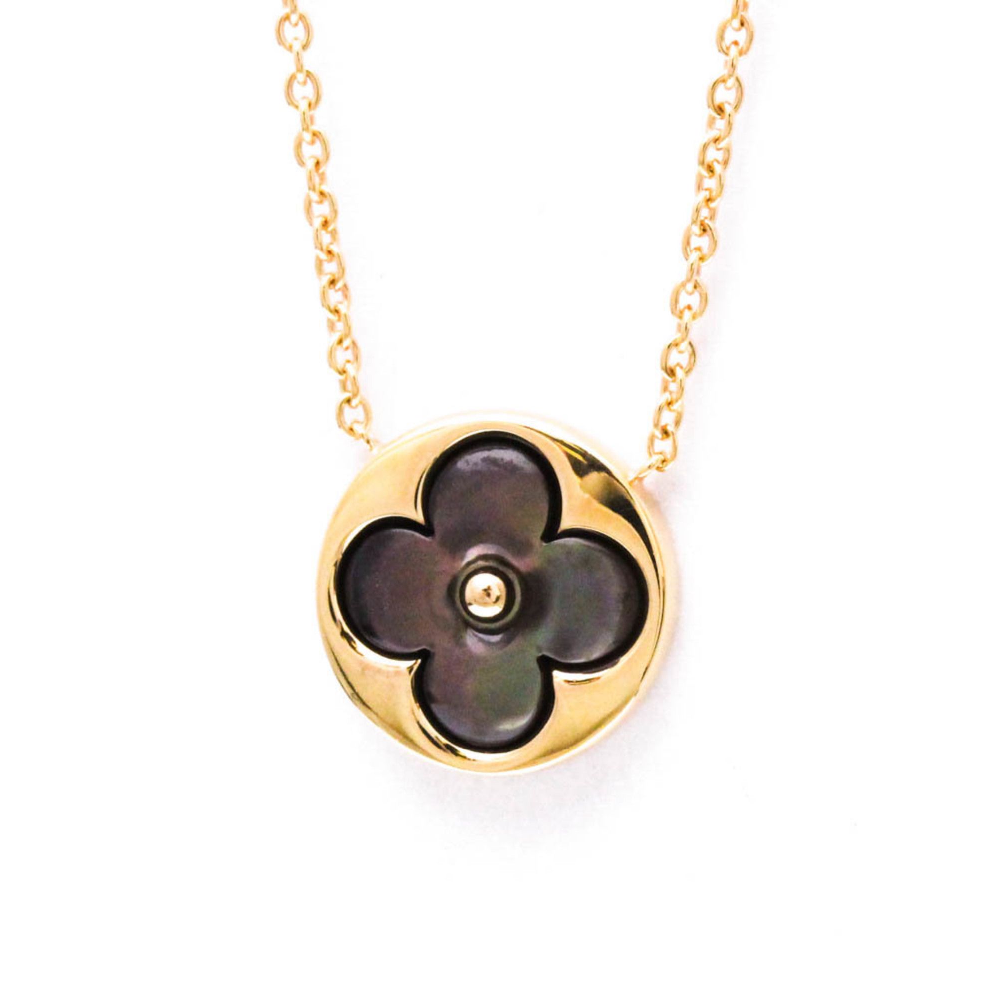 Louis Vuitton Sun Nacle Necklace Q93589 Pink Gold (18K) Mother Of Pearl Women,Men Fashion Pendant Ne