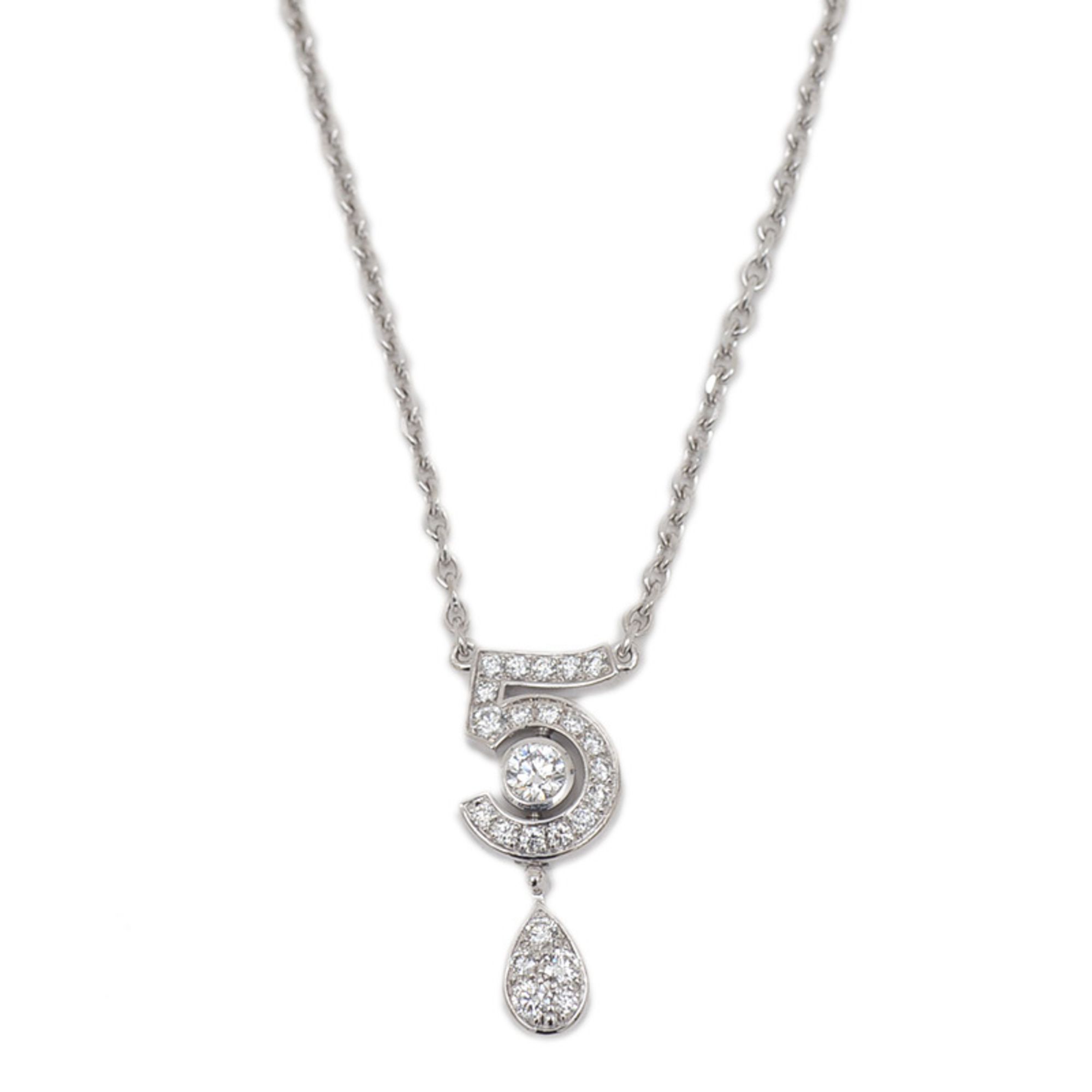 Chanel Eternal No.5 Necklace K18WG Diamond